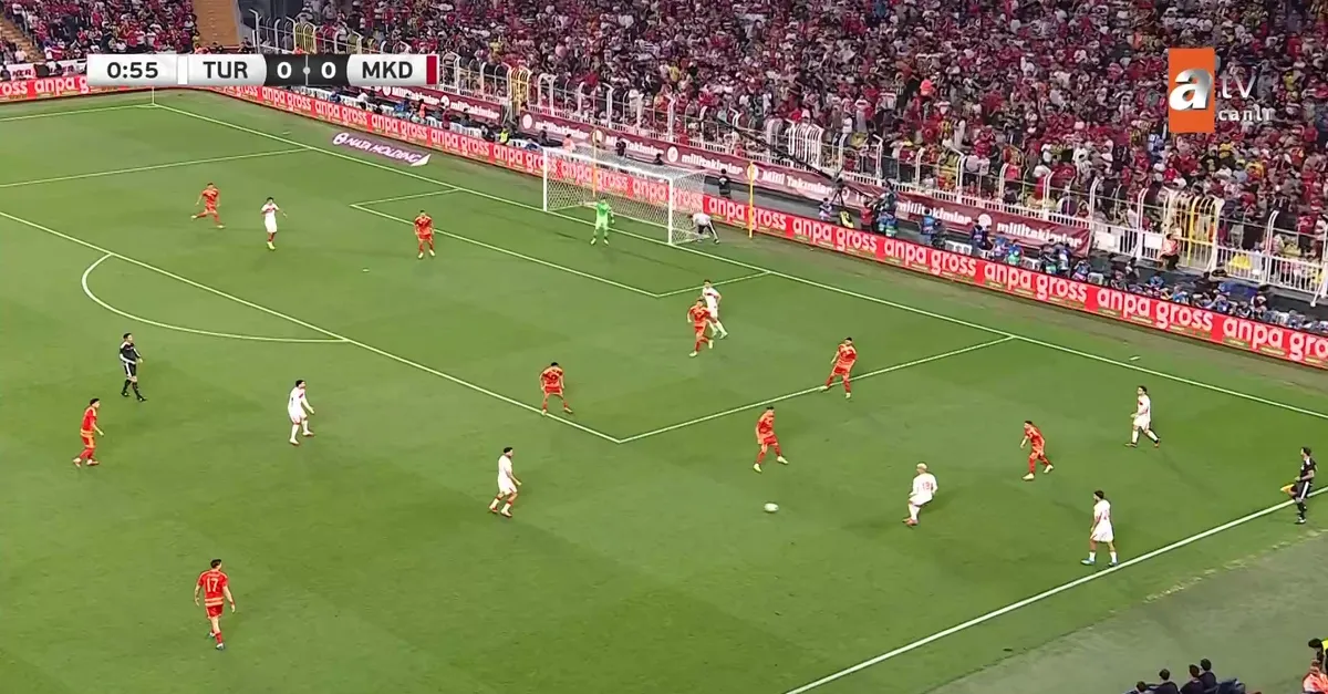 GOL | Türkiye 1-0 Kuzey Makedonya