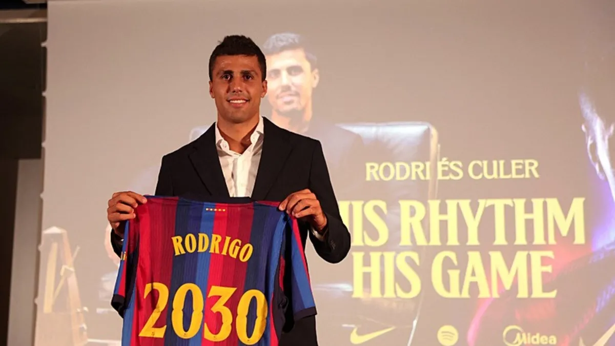 Barcelona Rodri'yi transfer etti!