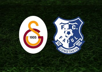 Galatasaray - Farul Constanta maçı ne zaman, saat kaçta?