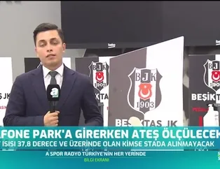 Vodafone Park'ta Covid-19 önlemleri