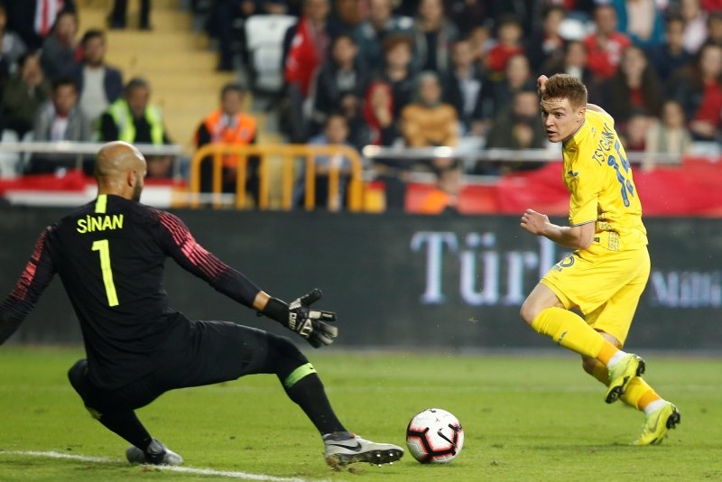 Türkiye - Ukrayna maçından kareler!