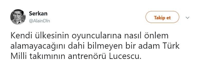 Lucescu’ya büyük tepki