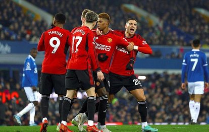 Everton 0-3 Manchester United MAÇ SONUCU-ÖZET | ManU 3 puanı 3 golle aldı!