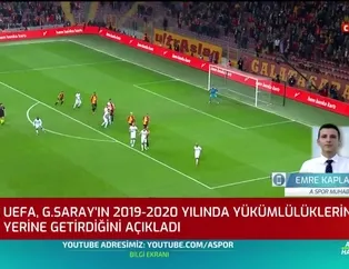UEFA'dan Galatasaray açıklaması