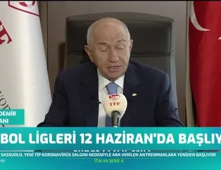 Futbol ligleri 12 Haziran'da başlıyor