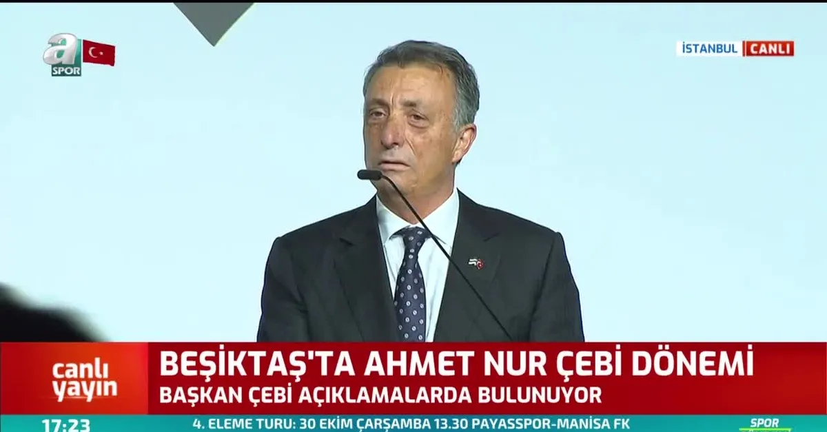 Beşiktaş'ta Ahmet Nur Çebi dönemi
