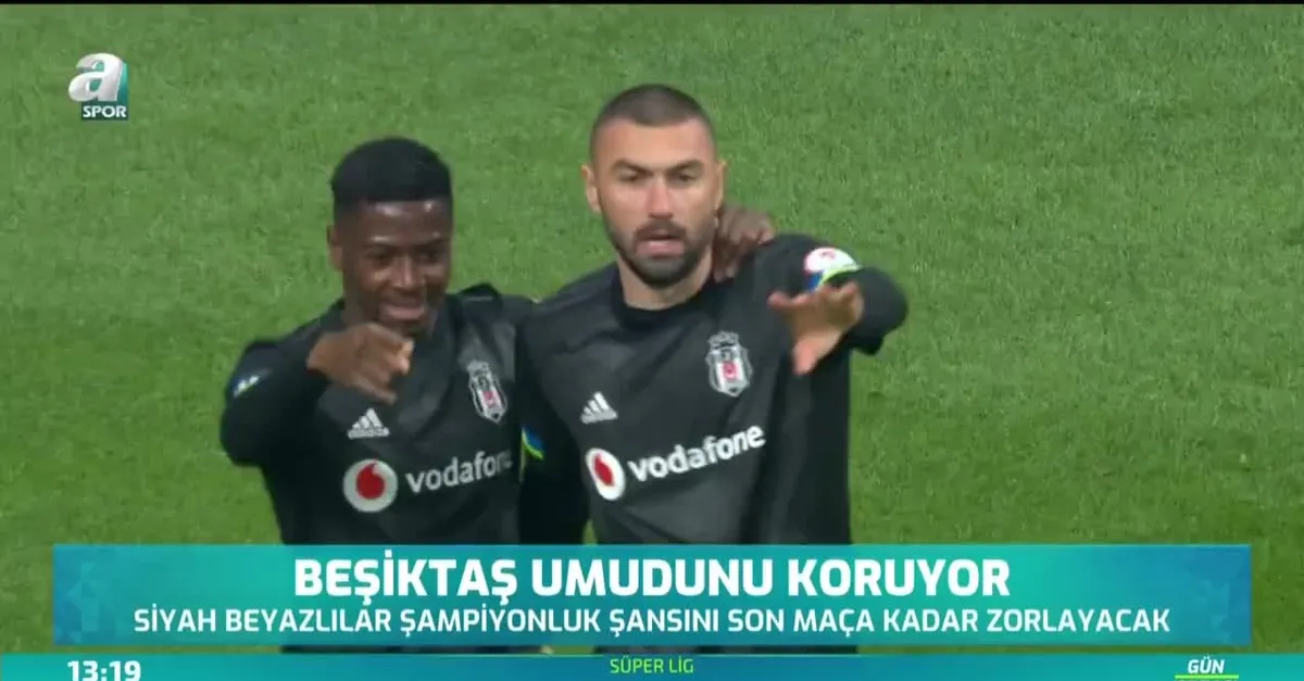 Beşiktaş umudunu koruyor