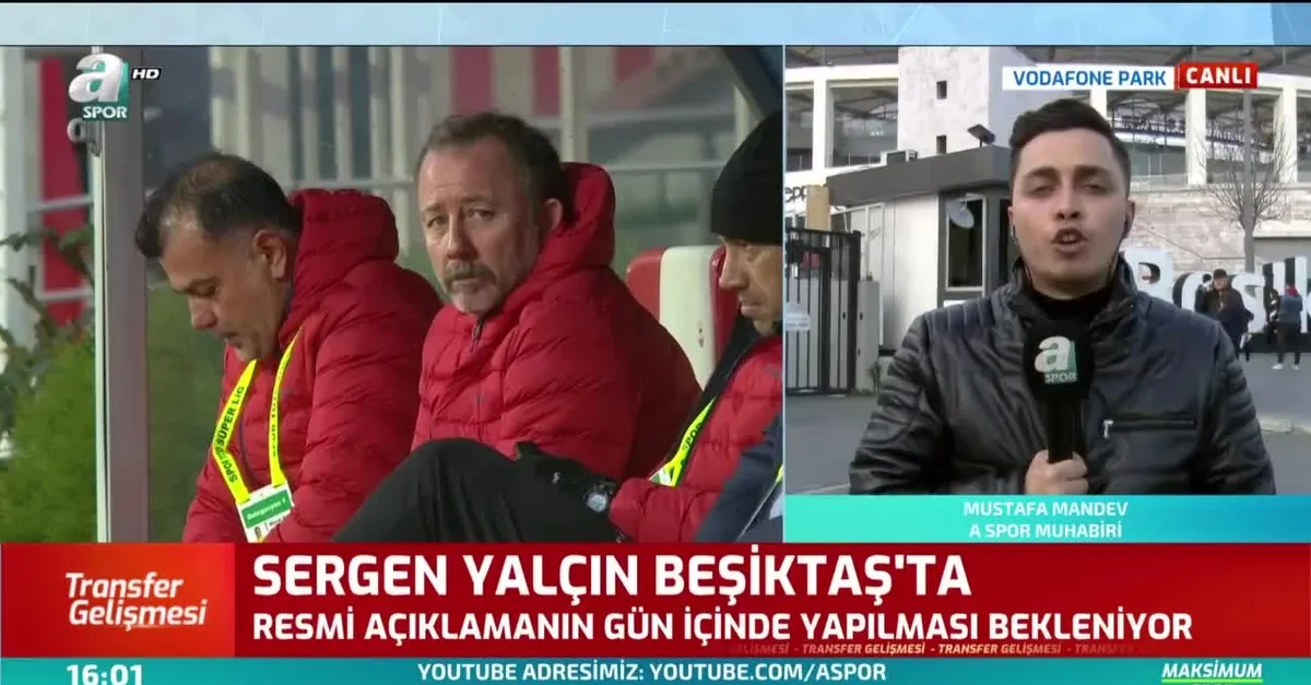 Sergen Yalçın Beşiktaş'ta