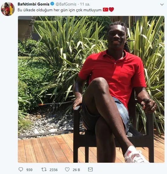 Gomis'ten duygusal paylaşım - 1