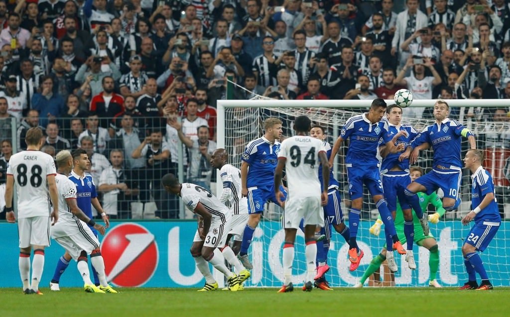 Beşiktaş- Dinamo Kiev maçından kareler