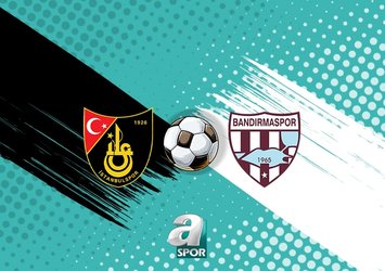 İstanbulspor-Bandırmaspor maçı bilgileri!