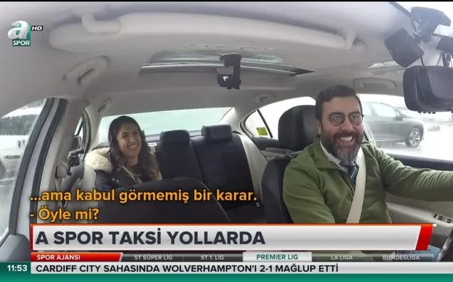 A Spor Taksi trafikte