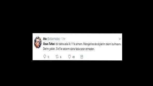 Ozan Tufan taraftarı çıldırttı