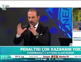 "Ümit Öztürk Fenerbahçe'nin lehine 2 tane penaltıyı vermedi"
