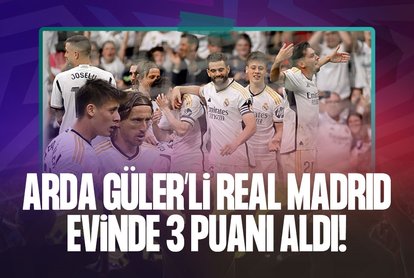 Arda’lı Real Madrid evinde kazandı!