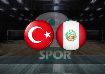 Türkiye - Peru voleybol maçı ne zaman?