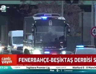 Beşiktaş kafilesi stada ulaştı