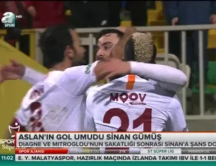 Aslan'ın gol umudu Sinan Gümüş