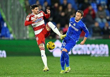 Getafe ilk yarıda fişi çekti!