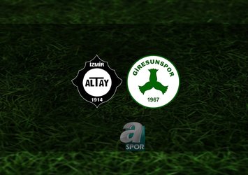 Altay - Giresunspor | CANLI