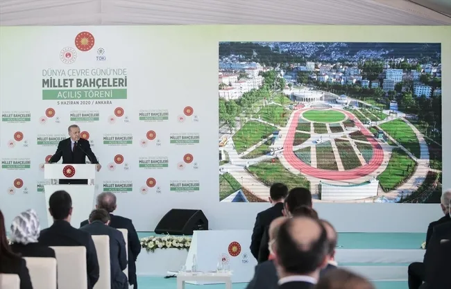 Başkan Recep Tayyip Erdoğan Dünya Çevre Günü'nde 10 millet bahçesinin açılışını yaptı! Sokağa çıkma yasağı açıklaması geldi! - 2
