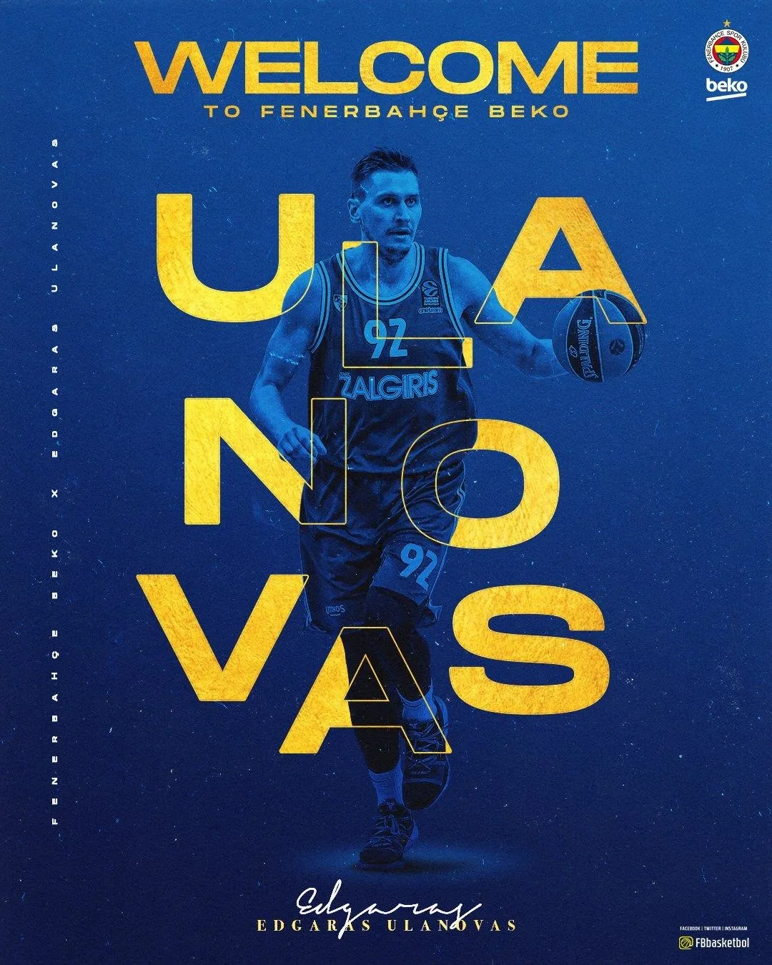 Fenerbahçe Beko Edgaras Ulanovas transferini açıkladı - 1