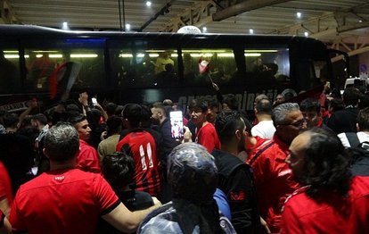 Gençlerbirliği kafilesine coşkulu karşılama