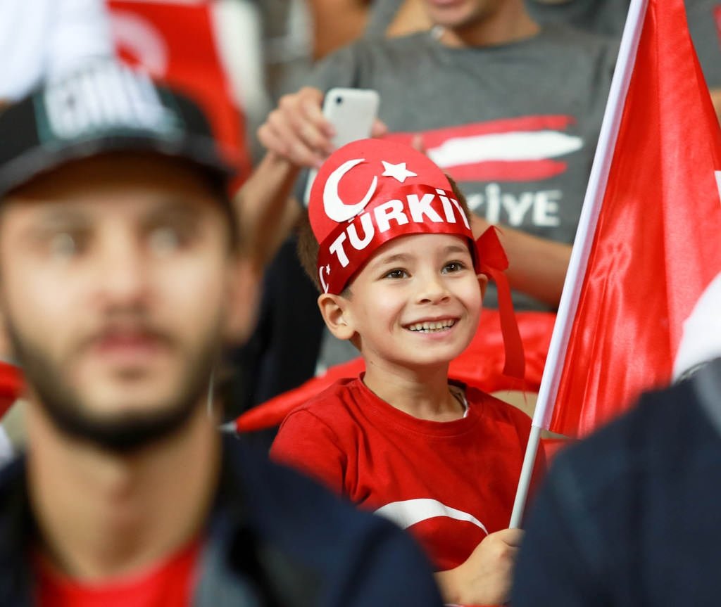 Türkiye-Kosova maçından kareler