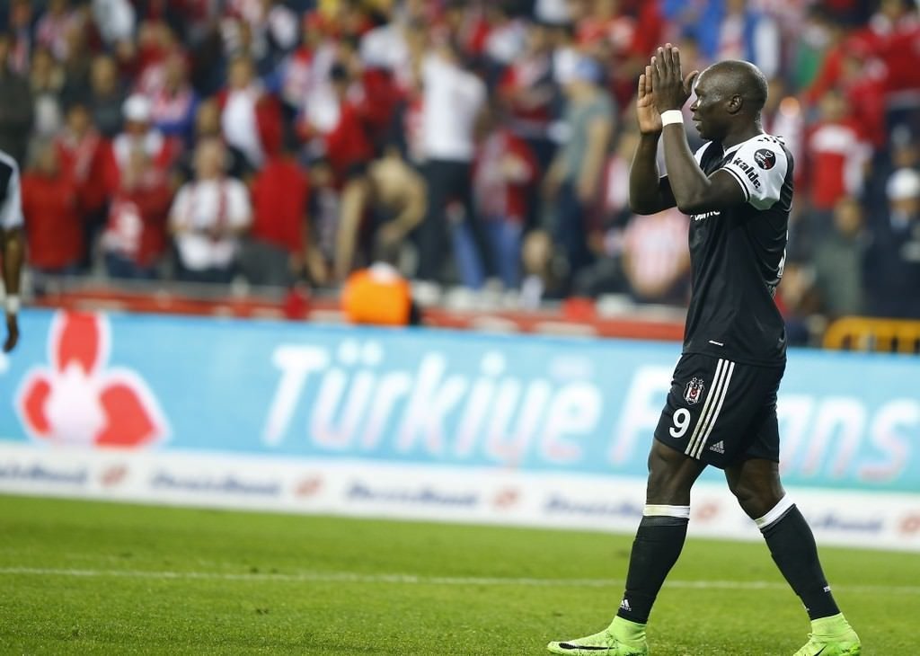 Antalyaspor-Beşiktaş karşılaşmasından kareler