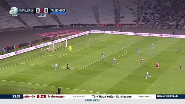 Vavacars Fatih Karagümrük 0-4 Trabzonspor (MAÇ SONUCU-ÖZET) Fırtına kupada finalde!
