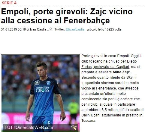 Fenerbahçe’den son gün sürprizi