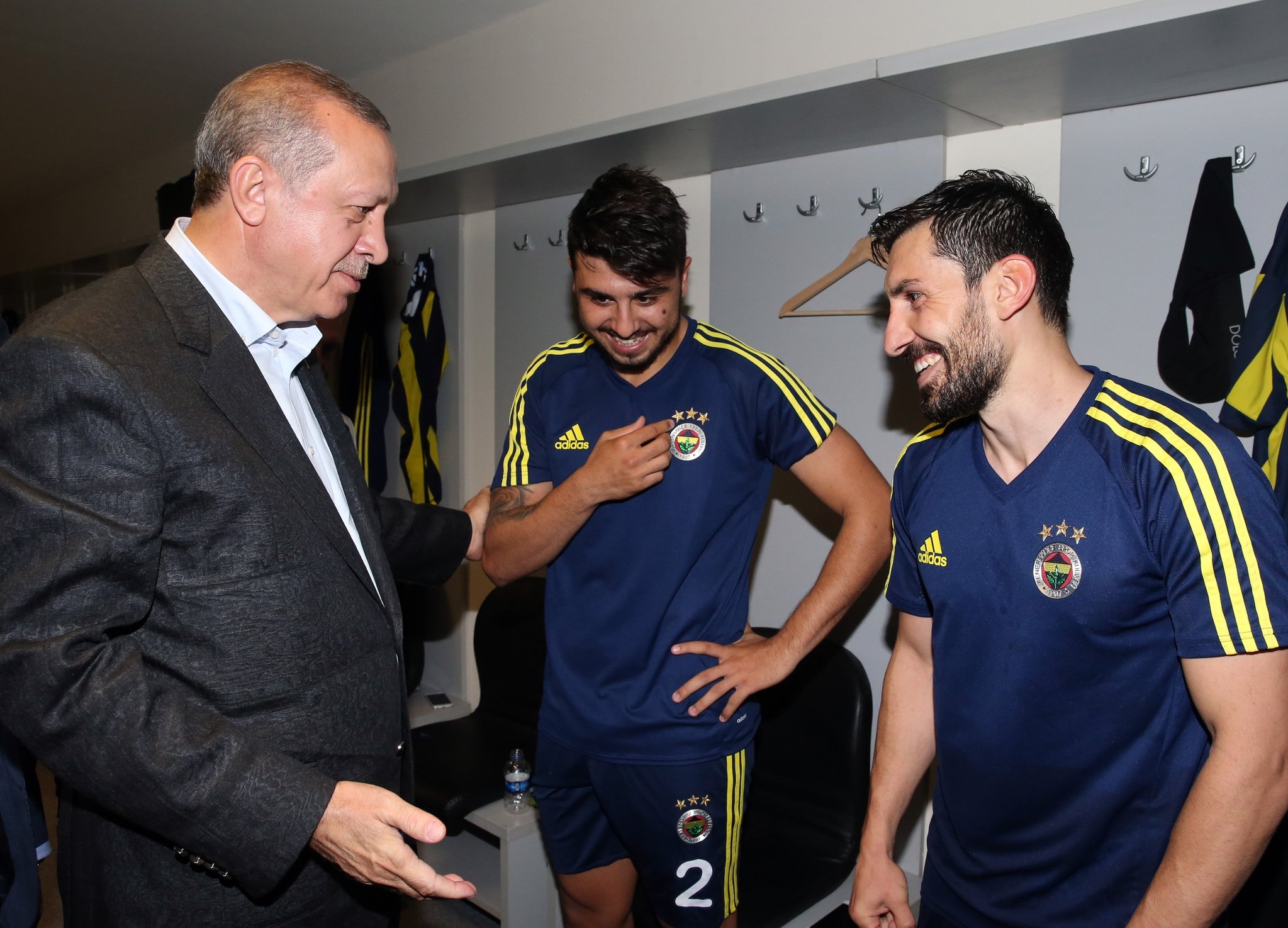 Cumhurbaşkanı Erdoğan Fenerbahçe maçında