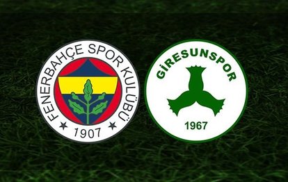 CANLI SKOR | Fenerbahçe - Giresunspor maçı ne zaman? Saat kaçta ve hangi kanalda? Bilet fiyatları ne kadar? | Süper Lig