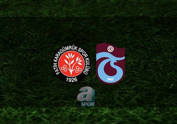 Karagümrük - Trabzonspor maçı ne zaman?