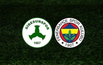 Giresunspor Fenerbahçe | CANLI