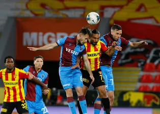 Göztepe - Trabzonspor maçından kareler