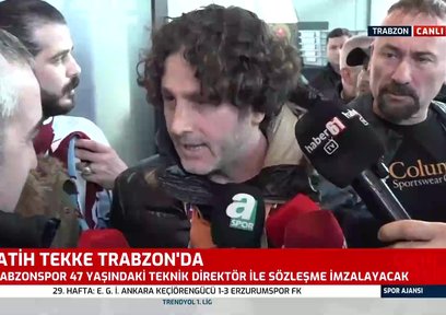 Fatih Tekke Trabzon'a geldi