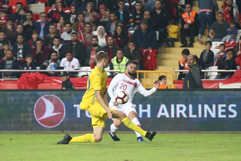 Türkiye - Ukrayna maçından kareler!