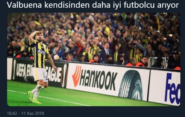 Sosyal medyada Valbuena çılgınlığı!