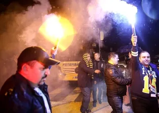 Fenerbahçe'ye coşkulu karşılama