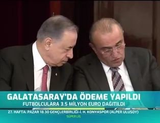 Galatasaray'da ödeme yapıldı