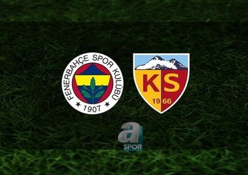 F.Bahçe - Kayserispor maçına dair tüm bilgiler!