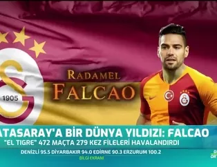 Galatasaray'a bir dünya yıldızı: Falcao