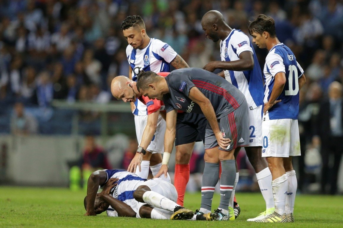 Porto-Beşiktaş karşılaşmasından kareler
