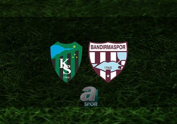 Kocaelispor - Bandırmaspor maçı saat kaçta?