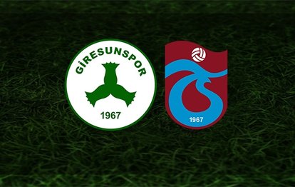 Giresunspor - Trabzonspor maçı ne zaman saat kaçta hangi kanalda canlı yayınlanacak? Giresunspor Trabzonspor muhtemel 11’ler