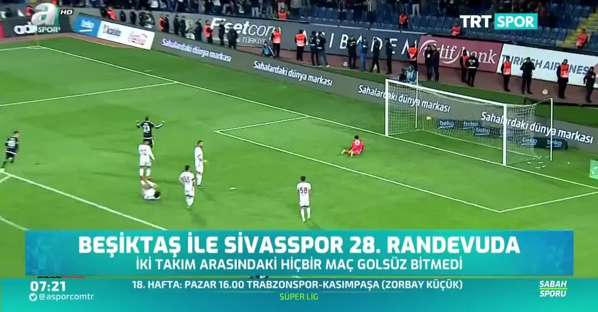 Beşiktaş ile Sivasspor 28. randevuda