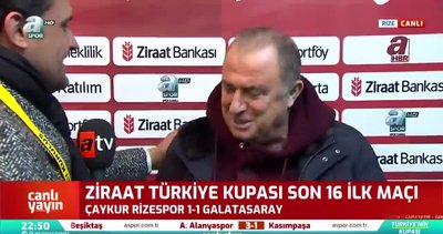 Fatih Terim soyunma odasına neden erken gittiğini açıkladı