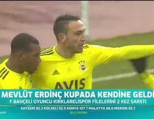 Mevlüt Erdinç kupada kendine geldi