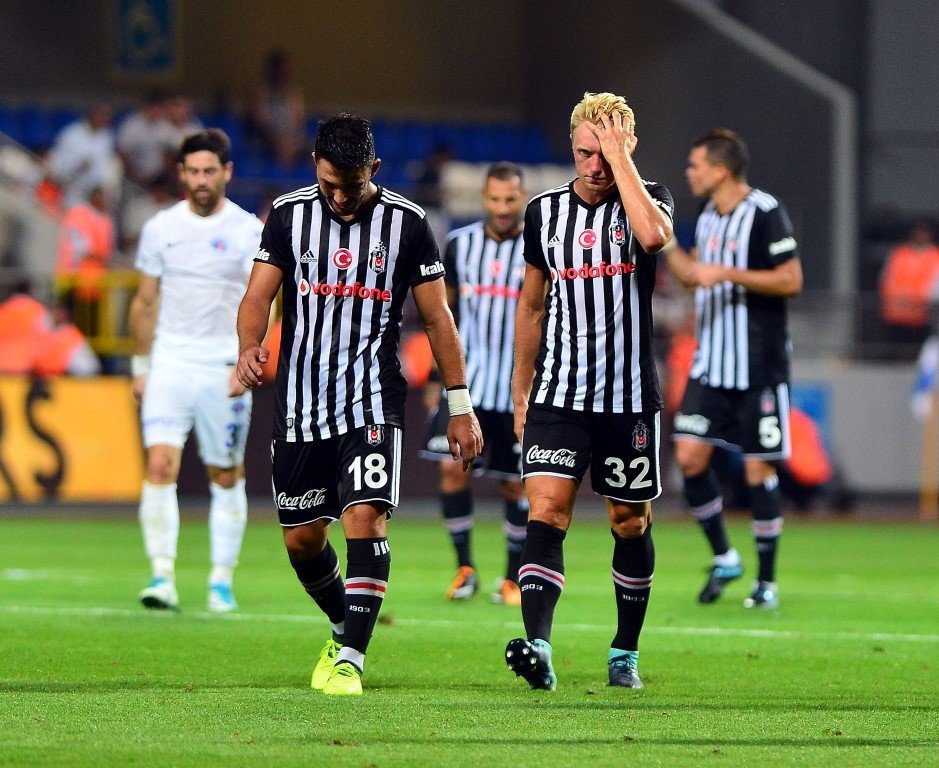 Kasımpaşa - Beşiktaş maçından kareler